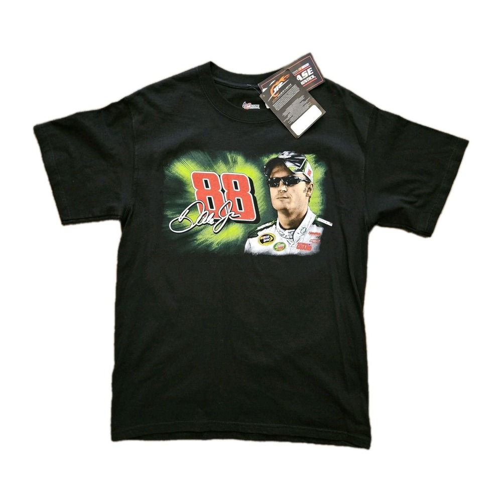 Chase Authentics T-Shirt Mens M Black Dale Earnhardt Jr #88 2008 Tour NASCAR NWT